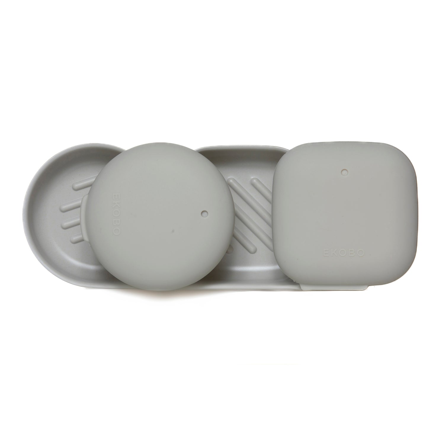 Ekobo tvålask, duopack i ljusgrått