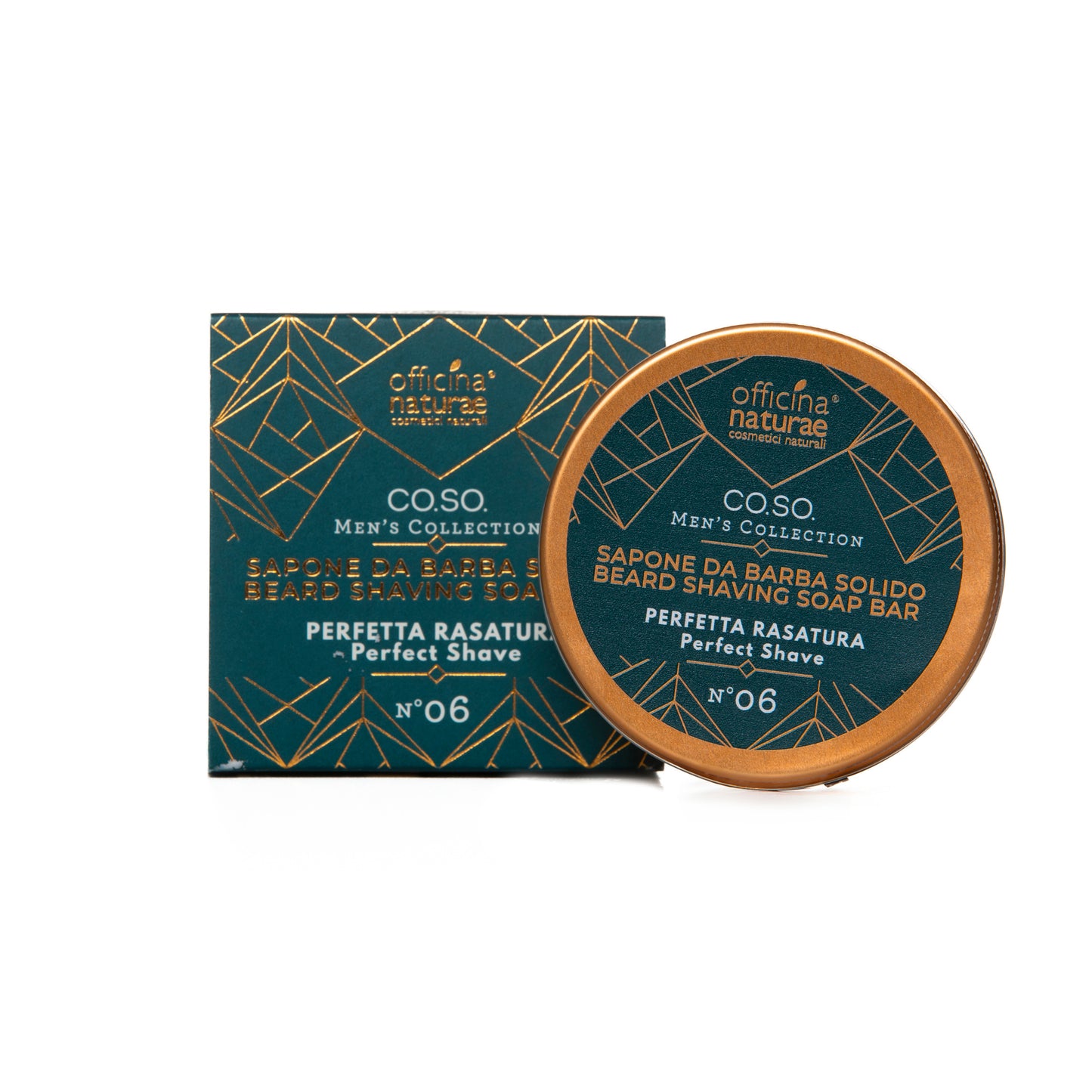 Officina Naturae Beard shaving soap bar No 06