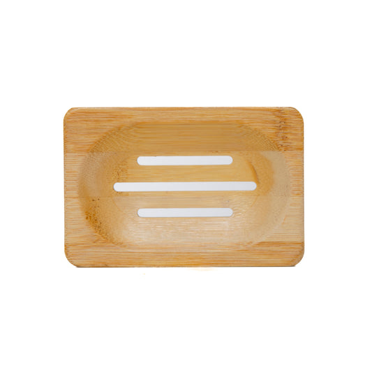 Bamboo soap dish